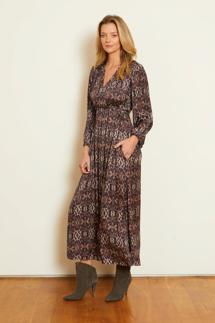 Darcy Dress in Rusted Deco